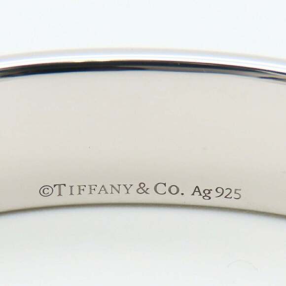 TIFFANY Authentic Silver Diamond Charm Bracelet